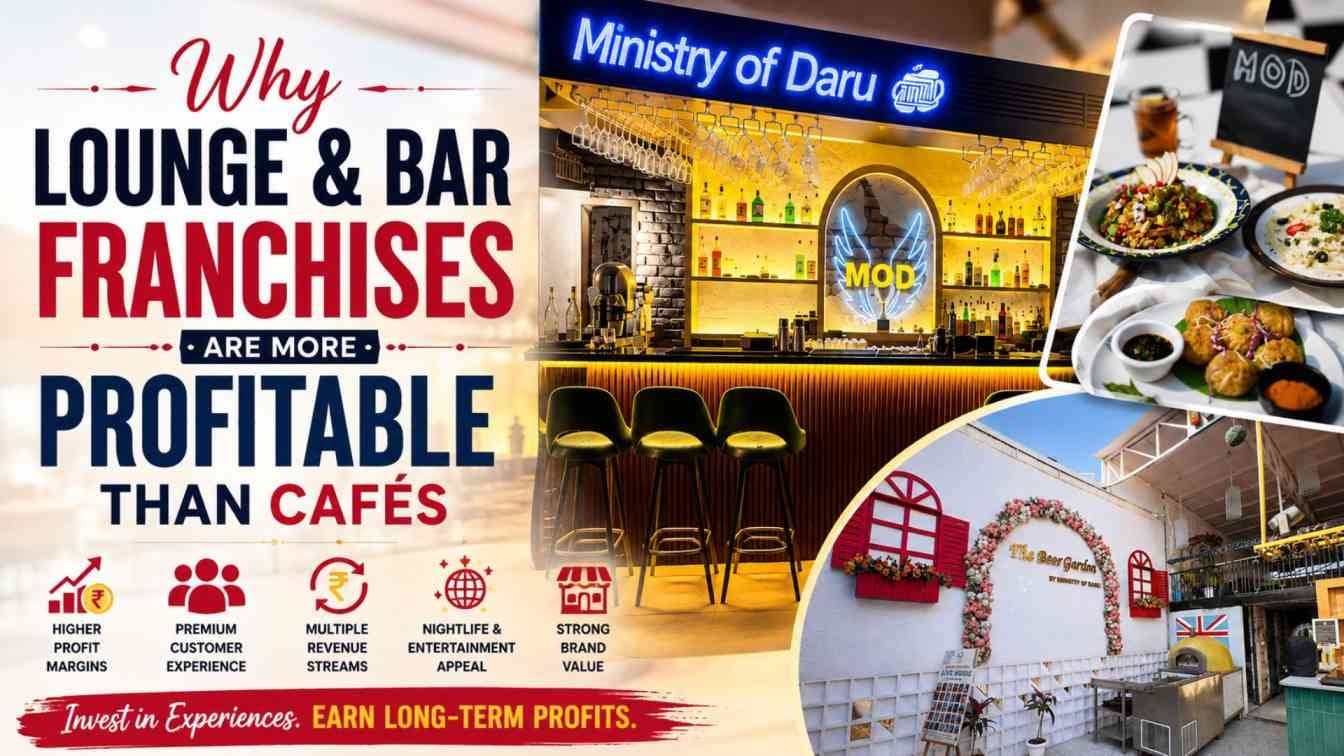 Why Lounge & Bar Franchises Are More Profitable Than Cafés